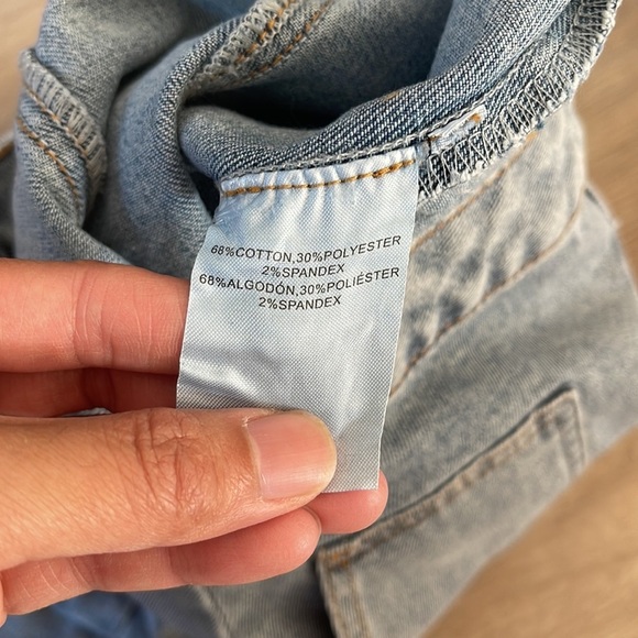 Stitch and Feather Pocket Detail Midi Skirt Medium Denim sz M - Picture 13 of 15